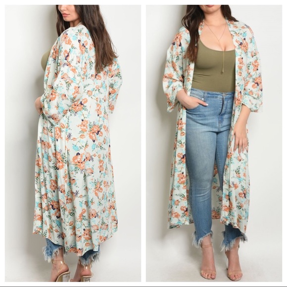Tops - Plus Size Kimono